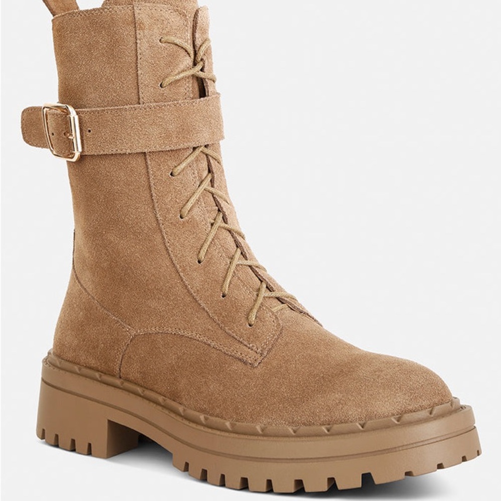 Rag & Co NIB Kasper tan boots